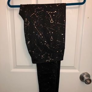 Rose gold metallic constellation JoyLab leggings